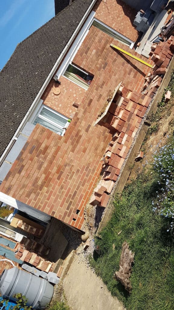 Home extension under construction in Cheltenham by Cheltenham Landscaping & Building Services